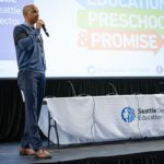 Director Chappelle speaks at event
