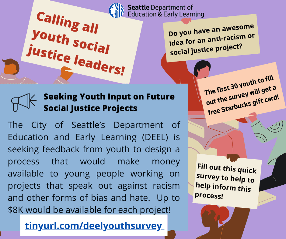 Calling all social justice leaders! Fill out this quick survey.